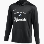 Mercy University Mavericks Online Store AC Nike Men's Dri-Fit Lightweight Hoodie Front Thumbnail