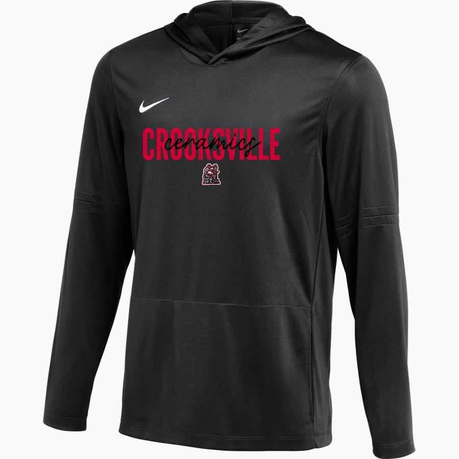 CROOKSVILLE HIGH SCHOOL CERAMICS <span class="pdp-name-mascot">CROOKSVILLE CERAMICS</span> AC Nike Men's Dri-Fit Lightweight Hoodie