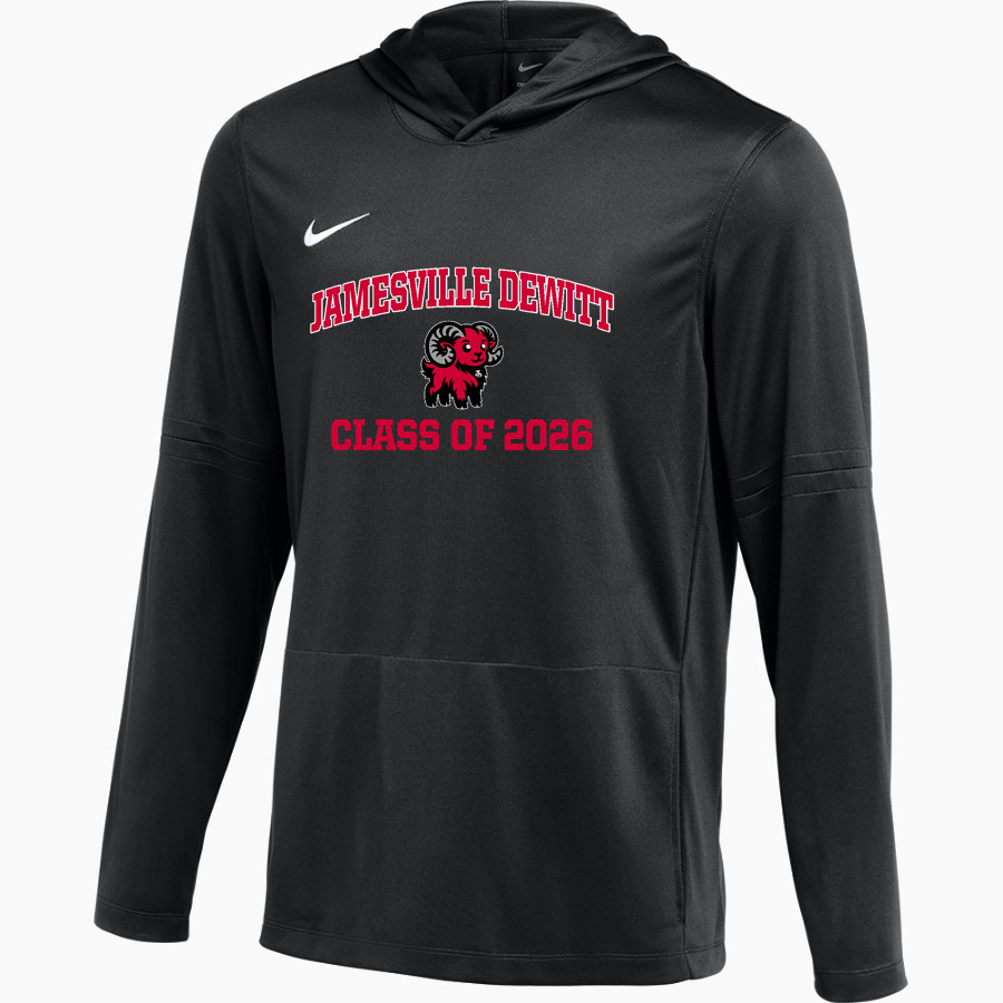 Jamesville DeWitt Red Rams <span class="pdp-name-mascot">Jamesville DeWitt Red Rams or JD Red Rams</span> AC Nike Men's Dri-Fit Lightweight Hoodie