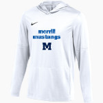 Merrill Mustangs AC Nike Men's Dri-Fit Lightweight Hoodie Front Thumbnail