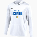 OCONTO HIGH SCHOOL BLUE DEVILS AC Nike Men's Dri-Fit Lightweight Hoodie Front Thumbnail