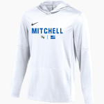 Mitchell Bluejackets AC Nike Men's Dri-Fit Lightweight Hoodie Front Thumbnail