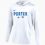 Porter Pandas official sideline store <span class="pdp-name-mascot">Porter Elementary School Pandas</span> AC Nike Men's Dri-Fit Lightweight Hoodie Front Thumbnail
