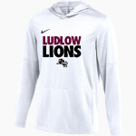 Ludlow Lions <span class="pdp-name-mascot">Lions</span> AC Nike Men's Dri-Fit Lightweight Hoodie Front Thumbnail