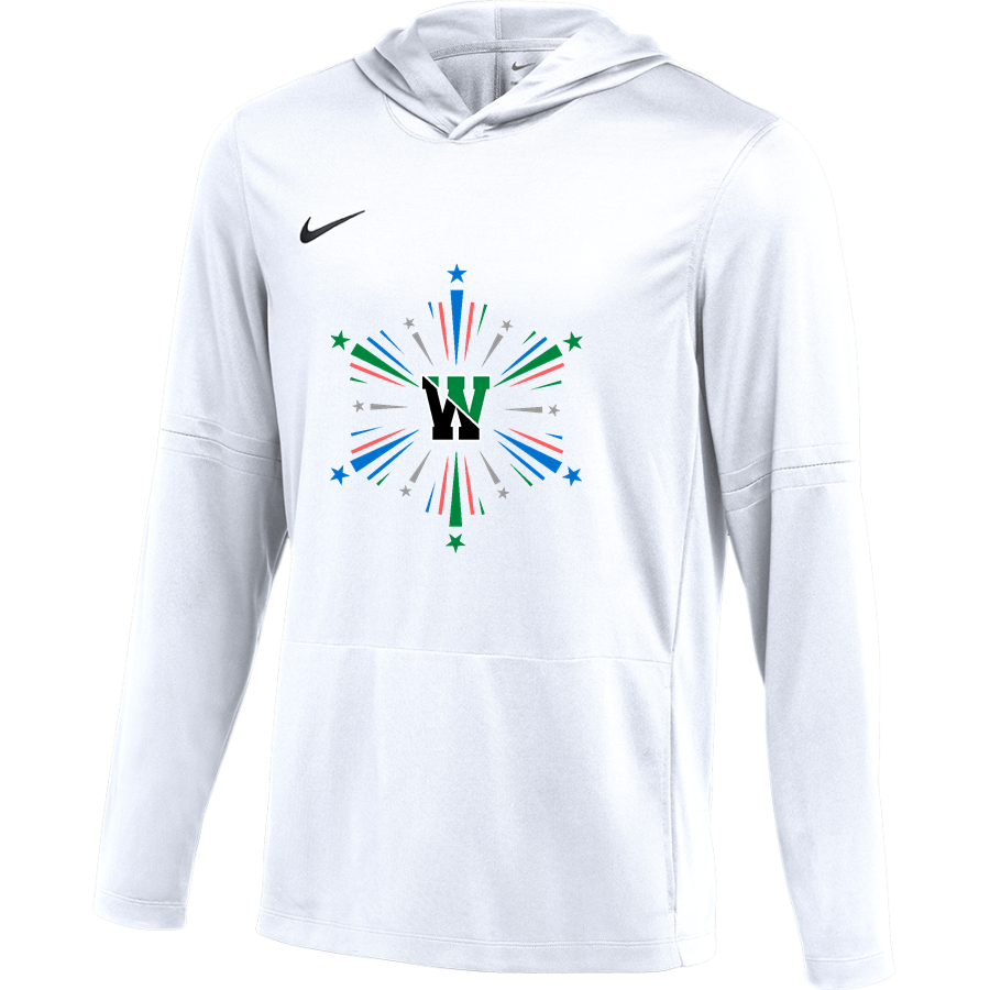 WESTWOOD HIGH SCHOOL WOLVERINES <span class="pdp-name-mascot">WESTWOOD WOLVERINES</span> AC Nike Men's Dri-Fit Lightweight Hoodie