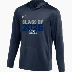Clinton Christian Warriors AC Nike Men's Dri-Fit Lightweight Hoodie Front Thumbnail