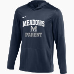 Meadows School The Official Store of the Mustangs <span class="pdp-name-mascot">Meadows School Mustangs</span> AC Nike Men's Dri-Fit Lightweight Hoodie Front Thumbnail