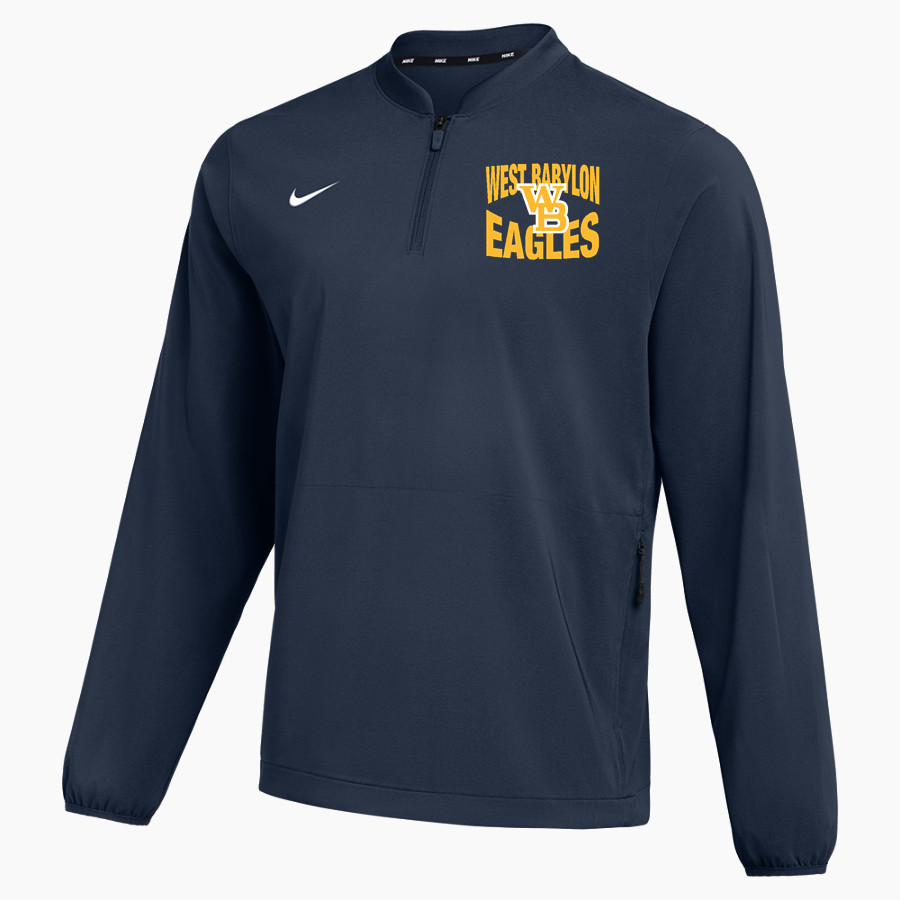 West Babylon Eagles <span class="pdp-name-mascot">West Babylon Eagles</span> Nike Men's Long Sleeve Windshirt