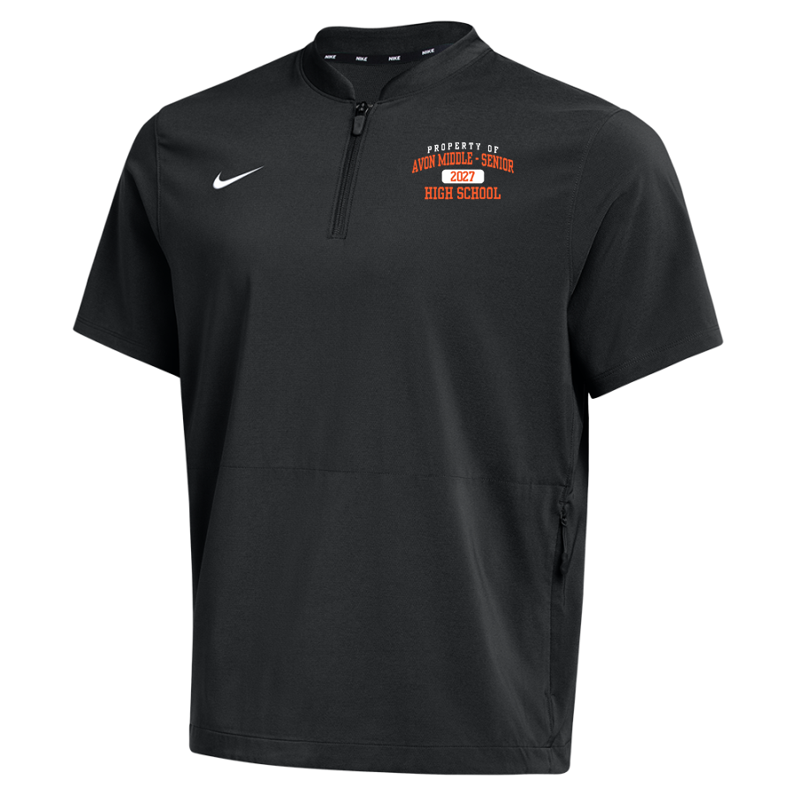 AVON MIDDLE-SENIOR HIGH SCHOOL PANTHERS <span class="pdp-name-mascot">AVON MIDDLE - SENIOR PANTHERS</span> Nike Men's Short Sleeve Windshirt