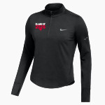 West Oso Bears <span class="pdp-name-mascot">West Oso Bears</span> Nike Women's Dri-FIT Swift UV Half-Zip Top Front Thumbnail