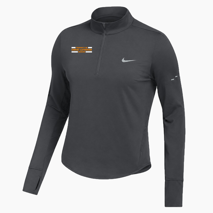 CHRIST LUTHERAN Cougars <span class="pdp-name-mascot">CHRIST LUTHERAN DAY SCHOOL Cougars</span> Nike Women's Dri-FIT Swift UV Half-Zip Top