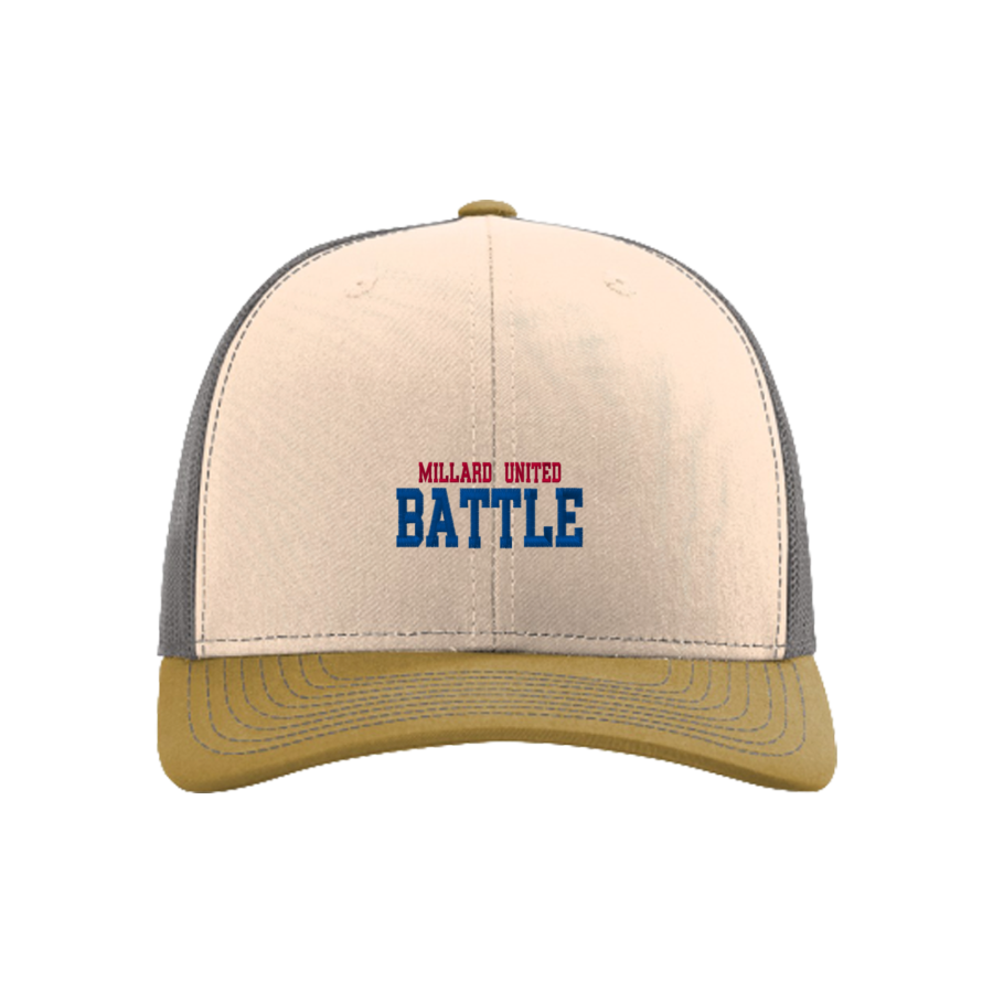 Millard United Battle <span class="pdp-name-mascot">Millard United Battle Baseball</span> Richardson Trucker Cap