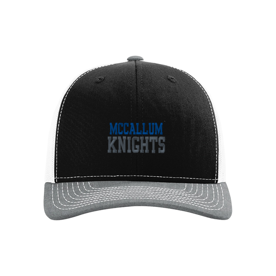 MCCALLUM HIGH SCHOOL KNIGHTS <span class="pdp-name-mascot">MCCALLUM KNIGHTS</span> Richardson Trucker Cap