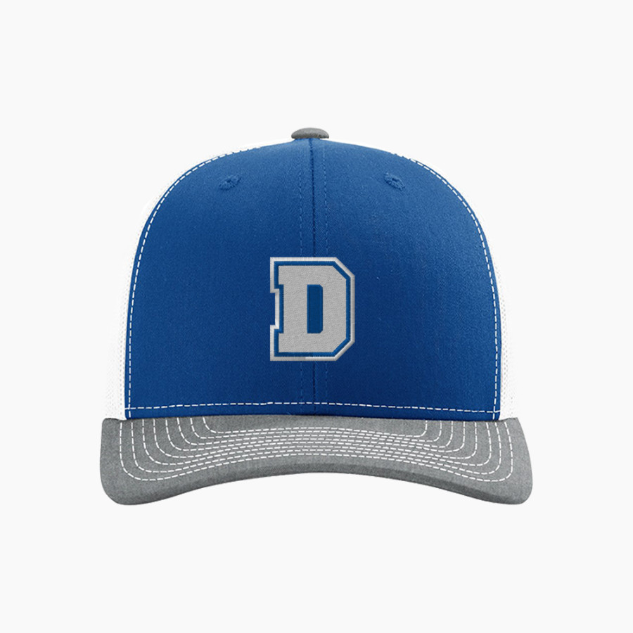 DIVISION HIGH SCHOOL BLUE DRAGONS <span class="pdp-name-mascot">DIVISION BLUE DRAGONS</span> Richardson Trucker Cap