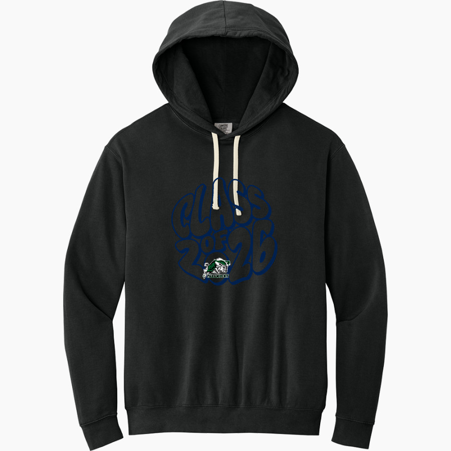 Paramount Schools of Excellence <span class="pdp-name-mascot">Paramount Turbines</span> Comfort Colors Adult Lightweight Hooded Sweatshirt