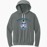 LUSTRE CHRISTIAN HIGH SCHOOL LIONS <span class="pdp-name-mascot">LUSTRE CHRISTIAN LIONS</span> Comfort Colors Adult Lightweight Hooded Sweatshirt Front Thumbnail