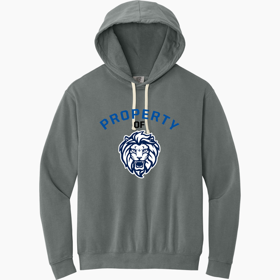 LUSTRE CHRISTIAN HIGH SCHOOL LIONS <span class="pdp-name-mascot">LUSTRE CHRISTIAN LIONS</span> Comfort Colors Adult Lightweight Hooded Sweatshirt