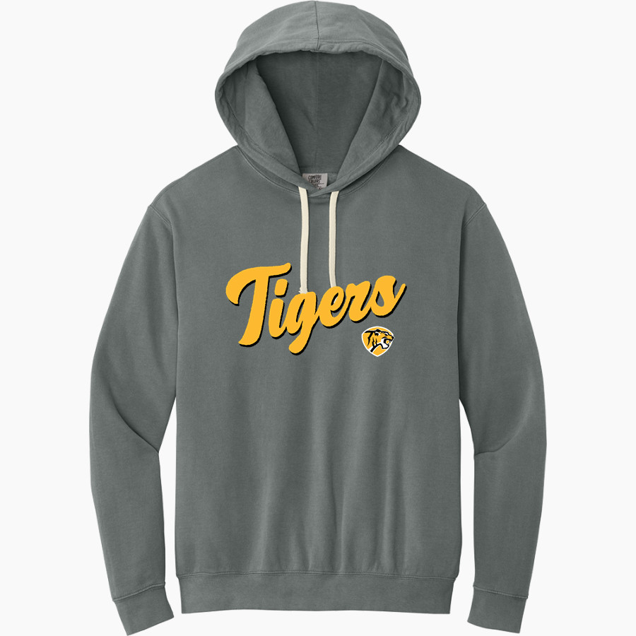 Computech Tigers <span class="pdp-name-mascot">Computech Middle School Tigers</span> Comfort Colors Adult Lightweight Hooded Sweatshirt