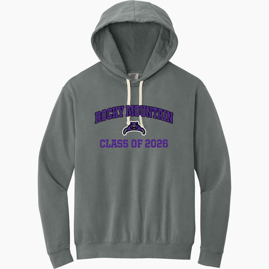 Rocky Grizzlies <span class="pdp-name-mascot">Rocky Grizzlies</span> Comfort Colors Adult Lightweight Hooded Sweatshirt