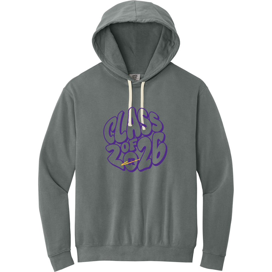 Rapid River Rockets <span class="pdp-name-mascot">Rapid River Rockets</span> Comfort Colors Adult Lightweight Hooded Sweatshirt