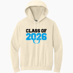 Oceanside Collegiate Academy Landsharks <span class="pdp-name-mascot">Oceanside Collegiate Academy Landsharks</span> Comfort Colors Adult Lightweight Hooded Sweatshirt Front Thumbnail