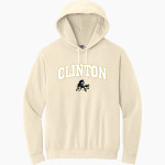 Clinton Dark Horses <span class="pdp-name-mascot">Clinton Dark Horses</span> Comfort Colors Adult Lightweight Hooded Sweatshirt Front Thumbnail