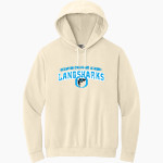 Oceanside Collegiate Academy Landsharks <span class="pdp-name-mascot">Oceanside Collegiate Academy Landsharks</span> Comfort Colors Adult Lightweight Hooded Sweatshirt Front Thumbnail