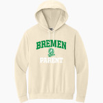 Bremen Athletics Sideline Store <span class="pdp-name-mascot">Bremen Lions</span> Comfort Colors Adult Lightweight Hooded Sweatshirt Front Thumbnail