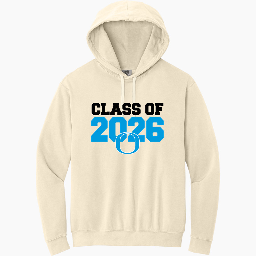 Oceanside Collegiate Academy Landsharks <span class="pdp-name-mascot">Oceanside Collegiate Academy Landsharks</span> Comfort Colors Adult Lightweight Hooded Sweatshirt