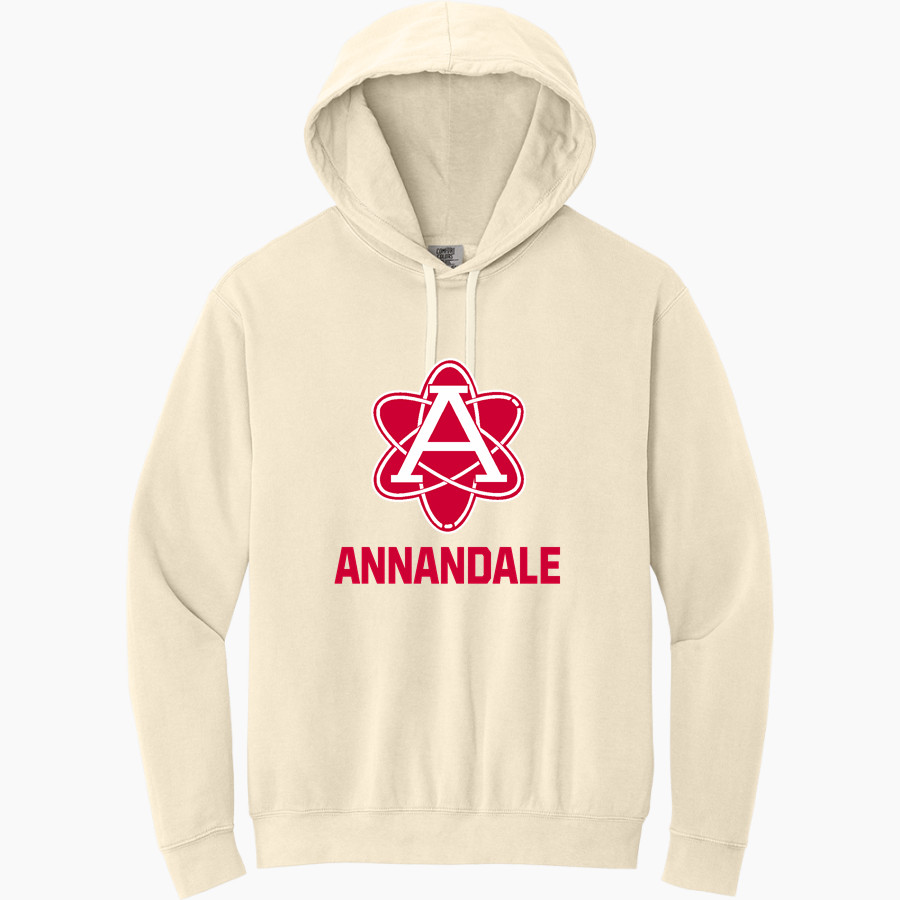 ANNANDALE HIGH SCHOOL ATOMS <span class="pdp-name-mascot">ANNANDALE ATOMS</span> Comfort Colors Adult Lightweight Hooded Sweatshirt