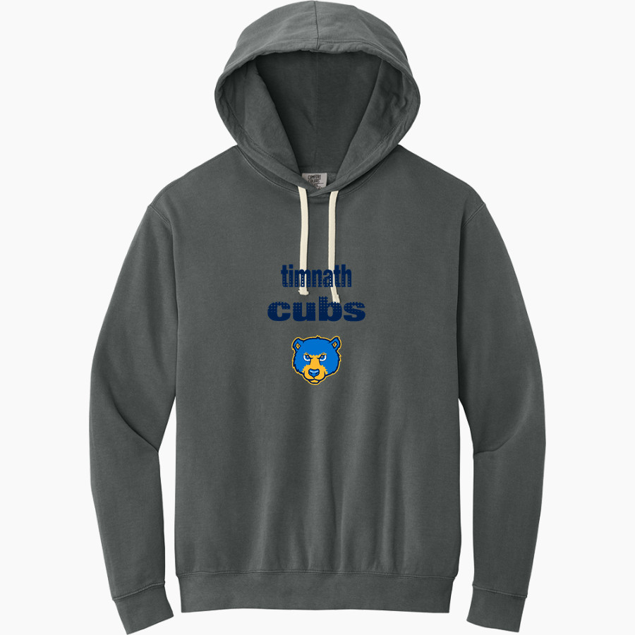 Timnath High School Cubs <span class="pdp-name-mascot">Timnath High School Cubs</span> Comfort Colors Adult Lightweight Hooded Sweatshirt