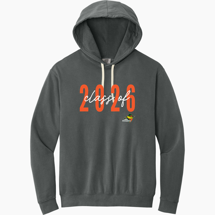 Lady Renegades official sideline store <span class="pdp-name-mascot">Lady Renegades Organization</span> Comfort Colors Adult Lightweight Hooded Sweatshirt
