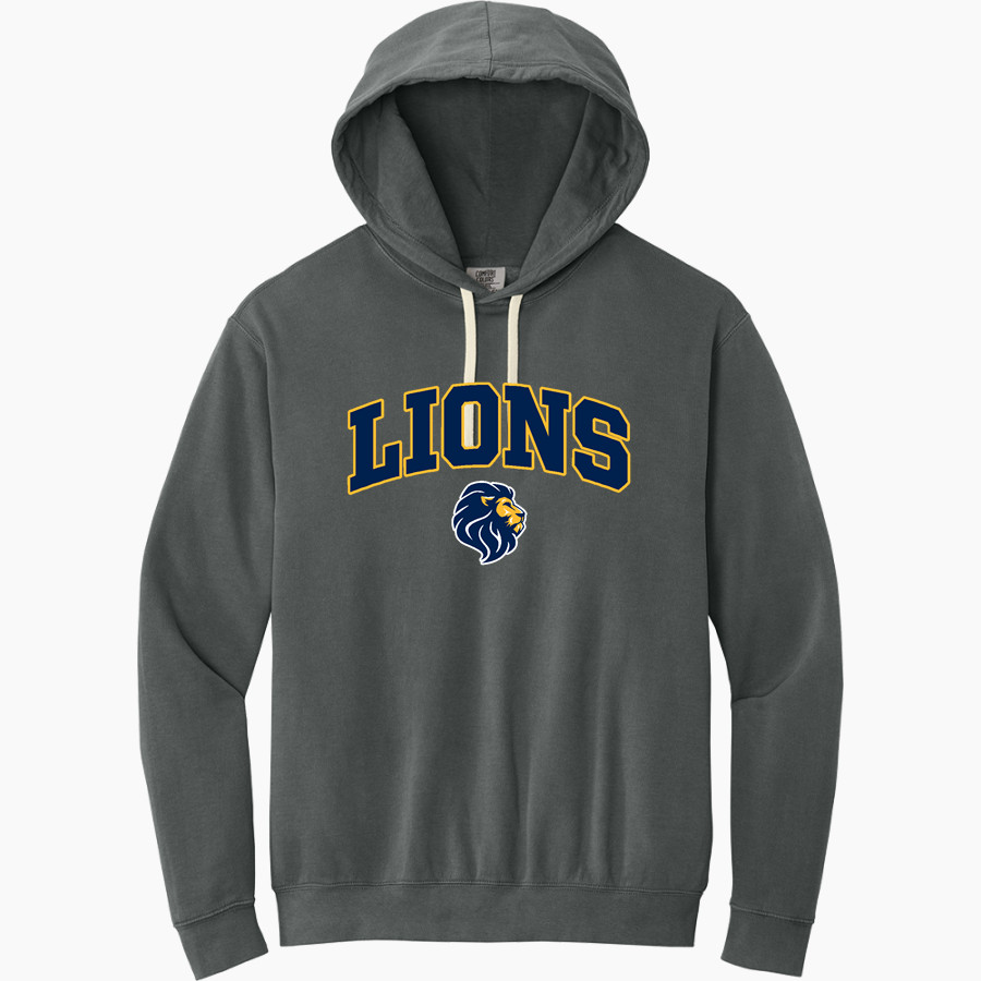 Founders Classical Lions <span class="pdp-name-mascot">Founders Classical Lions</span> Comfort Colors Adult Lightweight Hooded Sweatshirt