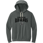 Simpson University Red Hawks <span class="pdp-name-mascot">Simpson Red Hawks</span> Comfort Colors Adult Lightweight Hooded Sweatshirt Front Thumbnail