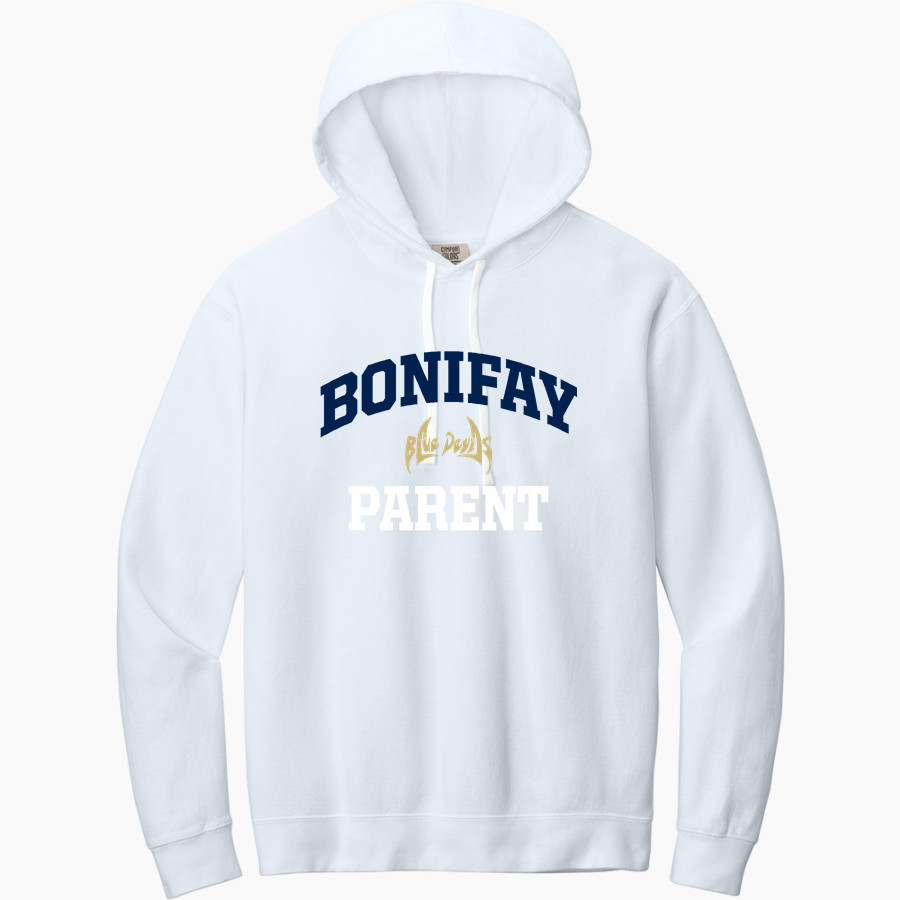 Bonifay Blue Devils <span class="pdp-name-mascot">Bonifay Blue Devils</span> Comfort Colors Adult Lightweight Hooded Sweatshirt