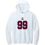 Taylor Thunderbirds <span class="pdp-name-mascot">Taylor Thunderbirds</span> Comfort Colors Adult Lightweight Hooded Sweatshirt Front Thumbnail