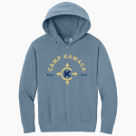 Camp Kawaga Sideline Store <span class="pdp-name-mascot">Camp Kawaga</span> Comfort Colors Youth Lightweight Hooded Sweatshirt Front Thumbnail