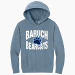Baruch Bearcats <span class="pdp-name-mascot">Baruch Bearcats</span> Comfort Colors Youth Lightweight Hooded Sweatshirt Front Thumbnail