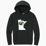 Bemidji State Athletics <span class="pdp-name-mascot">Bemidji State Beavers</span> Comfort Colors Youth Lightweight Hooded Sweatshirt Front Thumbnail