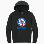 Texas High School Athletic Directors Association Comfort Colors Youth Lightweight Hooded Sweatshirt Front Thumbnail
