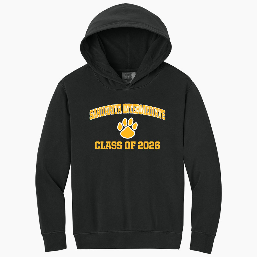 Sahuarita Intermediate Bobcats Comfort Colors Youth Lightweight Hooded Sweatshirt