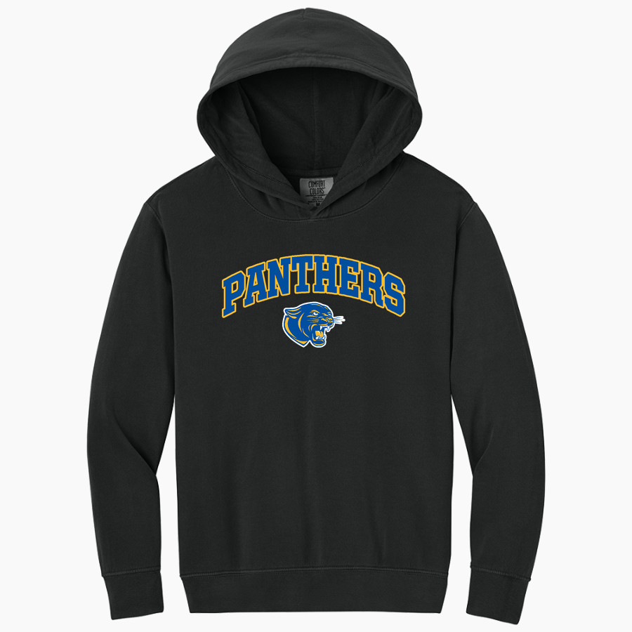 JAL HIGH SCHOOL PANTHERS <span class="pdp-name-mascot">JAL PANTHERS</span> Comfort Colors Youth Lightweight Hooded Sweatshirt