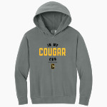 Canjo Cougars <span class="pdp-name-mascot">Canjo Cougars</span> Comfort Colors Youth Lightweight Hooded Sweatshirt Front Thumbnail