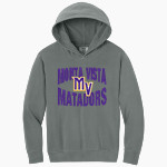 Monta Vista Matadors Comfort Colors Youth Lightweight Hooded Sweatshirt Front Thumbnail
