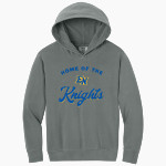 EAST NOBLE HIGH SCHOOL KNIGHTS <span class="pdp-name-mascot">EAST NOBLE KNIGHTS</span> Comfort Colors Youth Lightweight Hooded Sweatshirt Front Thumbnail