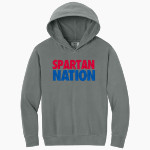 SAINT JOSEPH HIGH SCHOOL SPARTANS official sideline <span class="pdp-name-mascot">SAINT JOSEPH SPARTANS</span> Comfort Colors Youth Lightweight Hooded Sweatshirt Front Thumbnail