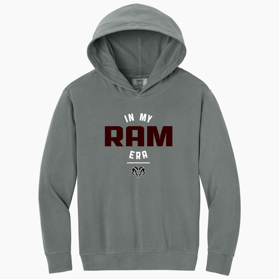 HOLT HIGH SCHOOL RAMS Comfort Colors Youth Lightweight Hooded Sweatshirt