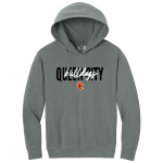 QUEEN CITY HIGH SCHOOL BULLDOGS <span class="pdp-name-mascot">QUEEN CITY BULLDOGS</span> Comfort Colors Youth Lightweight Hooded Sweatshirt Front Thumbnail
