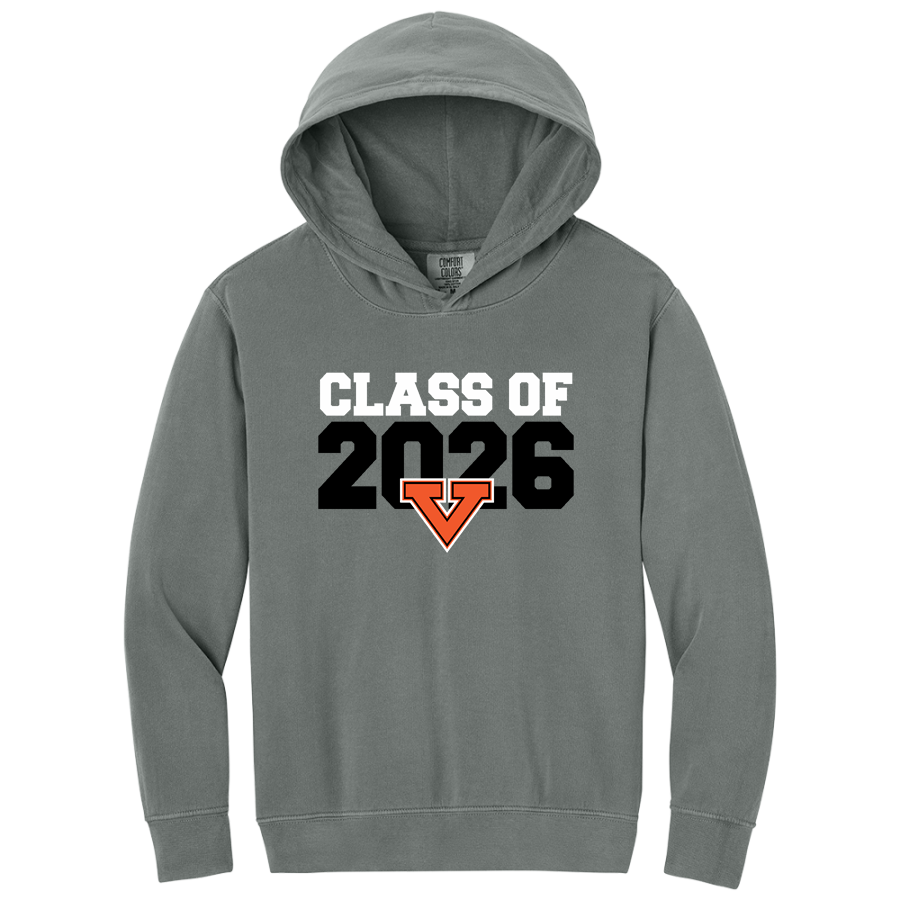 4SLC 4SLC Vikings <span class="pdp-name-mascot">4SLC</span> Comfort Colors Youth Lightweight Hooded Sweatshirt