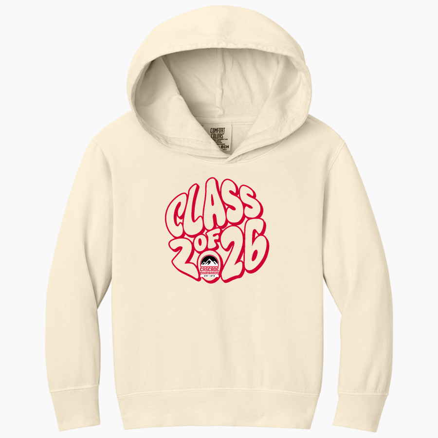 Cascade Mountaineers <span class="pdp-name-mascot">Cascade Mountaineers</span> Comfort Colors Youth Lightweight Hooded Sweatshirt